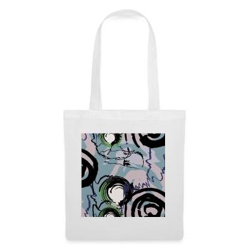 Formes dessinées à la main - Sac en tissu - blanc - Devant