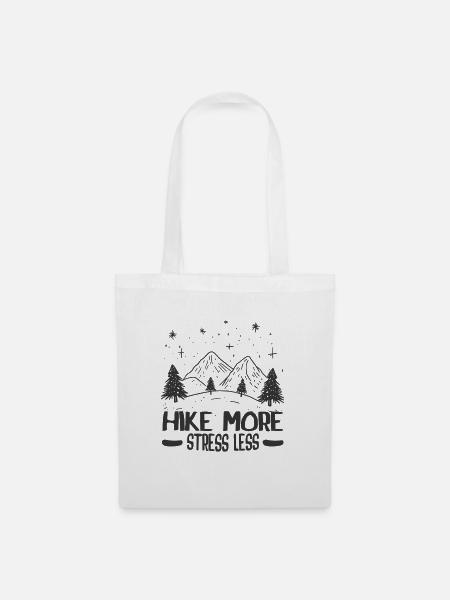 Hike more... - Stoffbeutel - Weiß