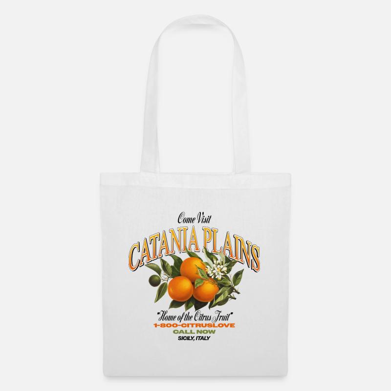 Catania Citrus Paradise Design - Stoffbeutel - Weiß