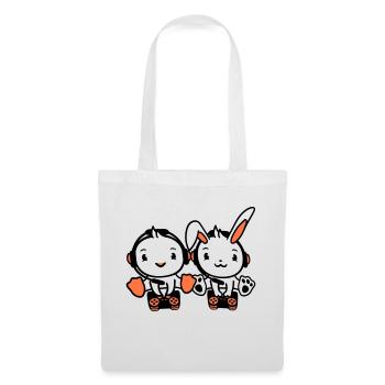 Bunny Bird Chick 2 Gamer Gaming Play Controller - Tote Bag - white - Front