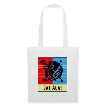 Jai Alai – Le jeu de la vitesse - Sac en tissu - blanc - Devant