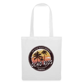 Ocho Rios Jamaica – Tropisches Paradies - Stoffbeutel - Weiß - Vorne