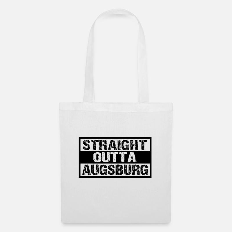 Augsburg - Stoffbeutel - Weiß