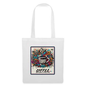 Coffee Graffiti Explosion - Tote Bag - white - Front
