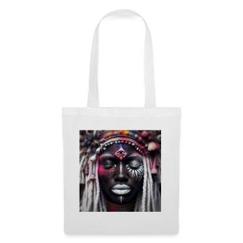 Divinité Africaine - Sac en tissu - blanc - Devant