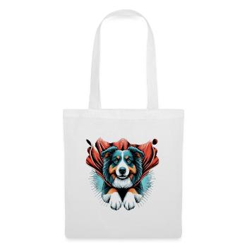 Super Dog Australian Shepherd Sheppie Gift - Tote Bag - white - Front