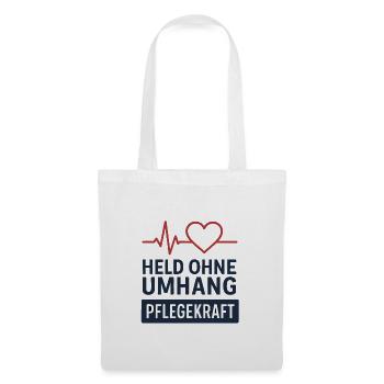 Chemise de soignant – Héros sans cadeau de cape - Sac en tissu - blanc - Devant