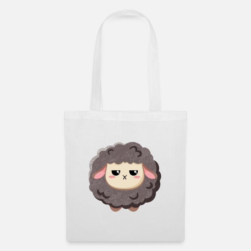 Black Sheep - grim and sweet - Tote Bag - white
