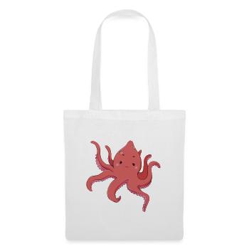 Oktopus - Stoffbeutel - Weiß - Vorne