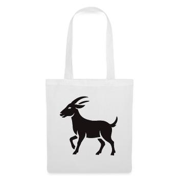 Bouc - Sac en tissu - blanc - Devant