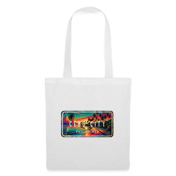 Cebu City – Tropical Retro Sign - Tote Bag - white - Front