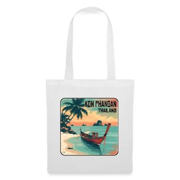 Koh Phangan Thailand - Stoffbeutel - Weiß - Vorne