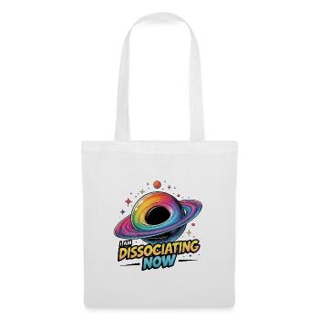Je me dissocie maintenant - Sac en tissu - blanc - Devant
