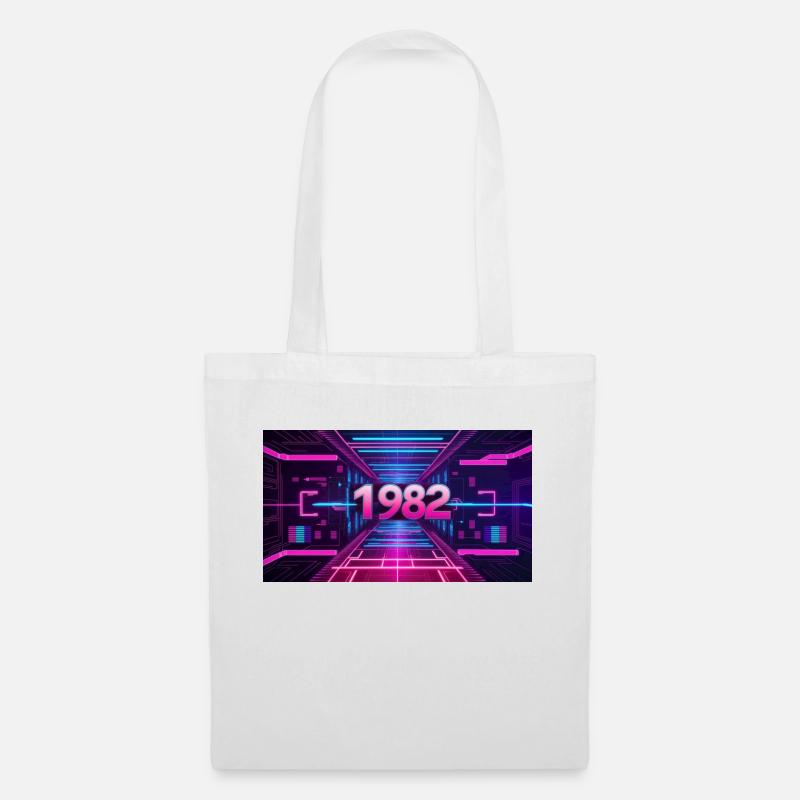 FRÉQUENCES CHARGÉES 1982 - Sac en tissu - blanc