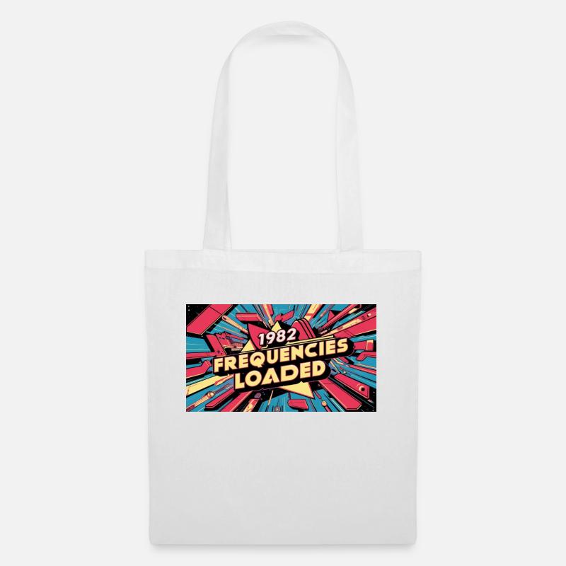 FRÉQUENCES CHARGÉES EXPLOSION DE 1982 - Sac en tissu - blanc