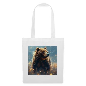 Power Animal Brown Bear - Tote Bag - white - Front