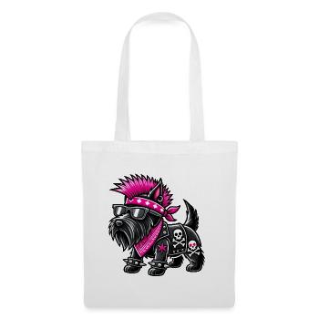 Scottish Terrier Punk Music - Tote Bag - white - Front