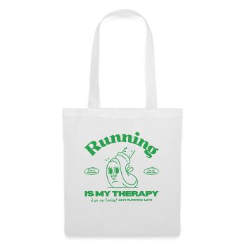 Retro Running Love - Tote Bag - white - Front