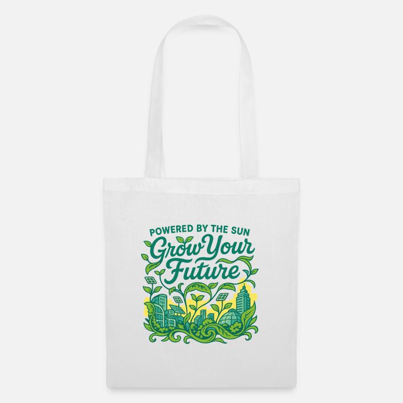 Grow Your Future (Solar Edition) - Stoffbeutel - Weiß