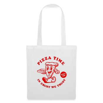 Pizza Time In Crust We Trust - Tote Bag - white - Front