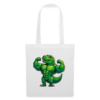 Entraîneur de cerf-volant solide avec conception musculaire - Sac en tissu - blanc - Devant