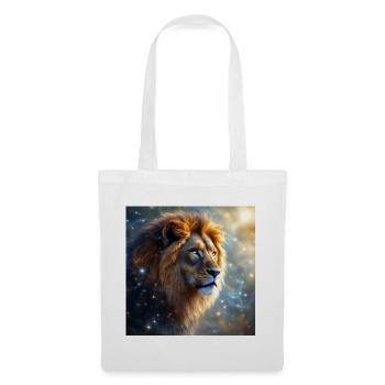 Animal Totem Lion - Sac en tissu - blanc - Devant