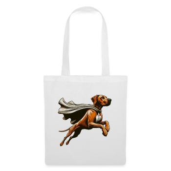 Super Hund Rhodesian Ridgeback RR Ridgie Geschenk - Stoffbeutel - Weiß - Vorne