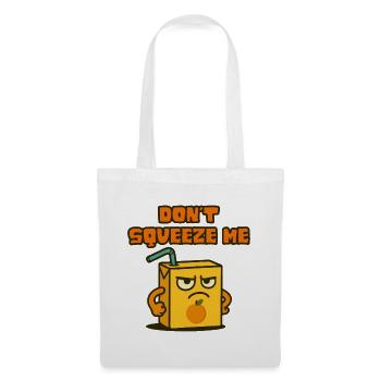 Carton de jus - ne me mets pas la pression - Sac en tissu - blanc - Devant