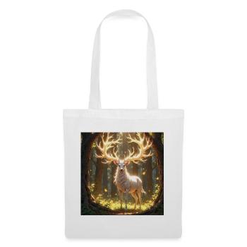Power Animal Deer in Daylight - Tote Bag - white - Front