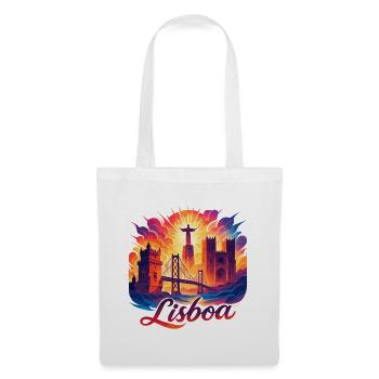 Lisbon Lisboa Capital Portugal Gift - Tote Bag - white - Front