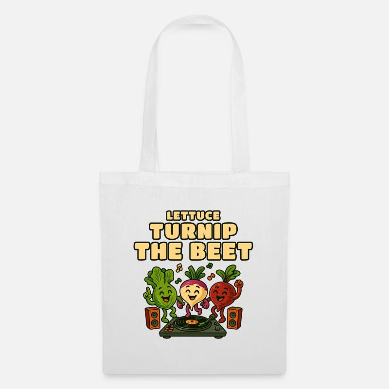 Lettuce Turnip Beet DJ Groove - Tote Bag - white