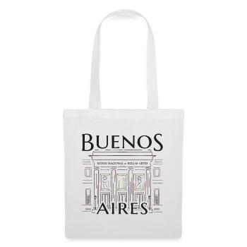 Buenos Aires, Argentinien, Zeichnung Kunstmuseum - Stoffbeutel - Weiß - Vorne