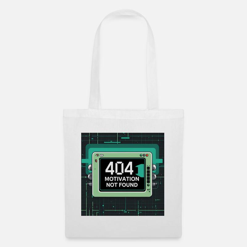 404 Not found - Stoffbeutel - Weiß