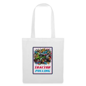 Tractor Pulling Power - Tote Bag - white - Front
