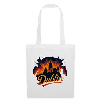 Dublin Capital Ireland Silhouette Gift - Tote Bag - white - Front