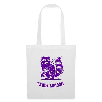 Team Raccoon - Tote Bag - white - Front