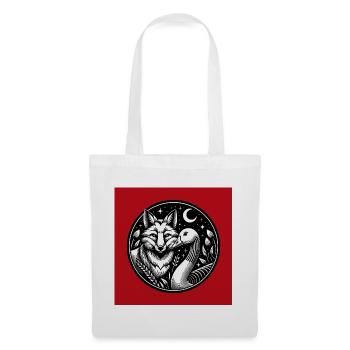 Fox and Goose Friendship Friends Forever - Tote Bag - white - Front