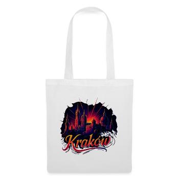 Krakow Kraków City Poland Silhouette Gift - Tote Bag - white - Front