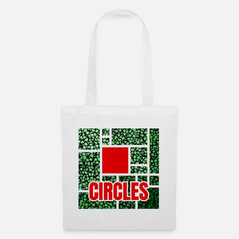 Green Spotted Abstraction - Tote Bag - white