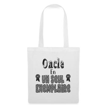 Oncle En Un Seul Exemplaire - Sac en tissu - blanc - Devant