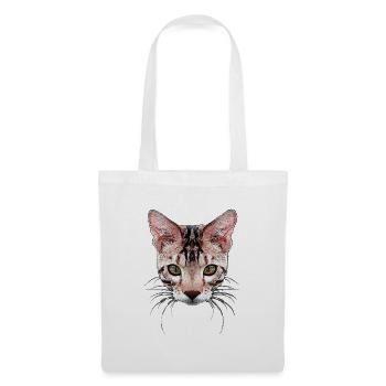 bengal katze, besitzer, verschenken - Stoffbeutel - Weiß - Vorne