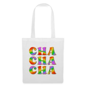 DANSE ARC-EN-CIEL - DANSE CHA CHA CHA - Sac en tissu - blanc - Devant