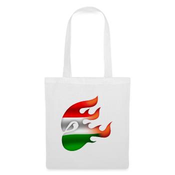 Drapeau de la Hongrie - Hongrie - Ninja - Sac en tissu - blanc - Devant