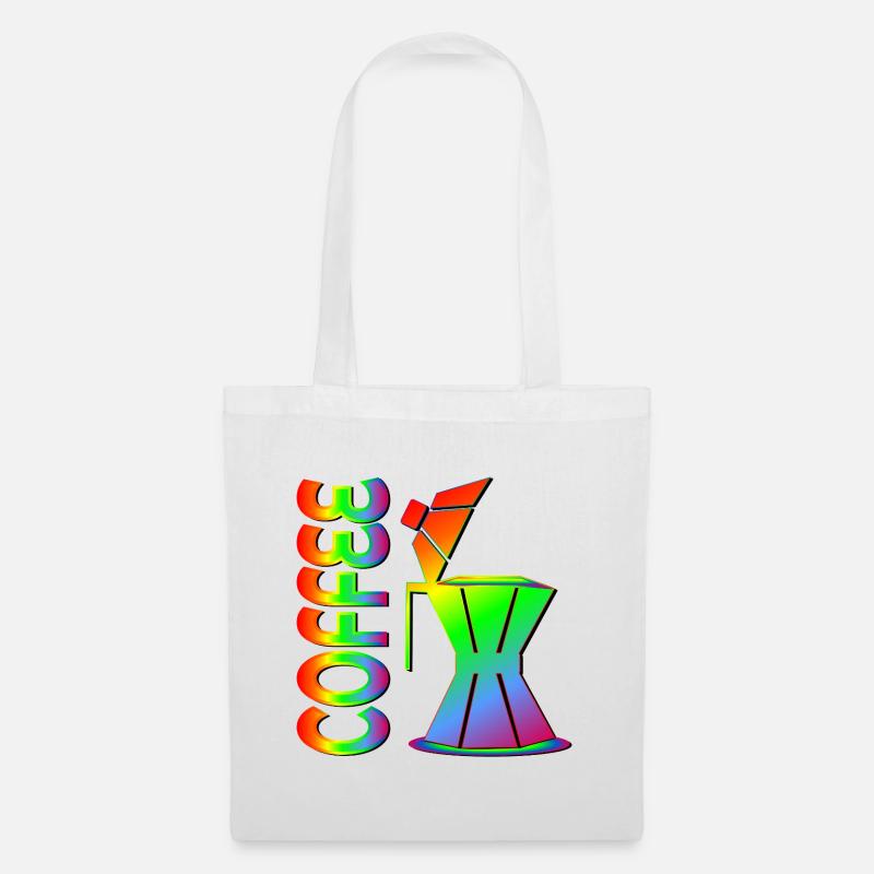 RAINBOW PRIDE KAFFEE ESPRESSO - Stoffbeutel - Weiß