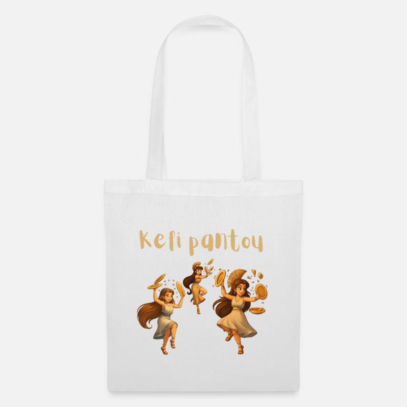 Kefi Pantou - Stoffbeutel - Weiß