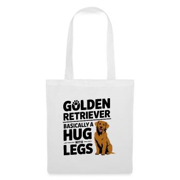 Golden Retriever Hug With Legs - Tote Bag - white - Front