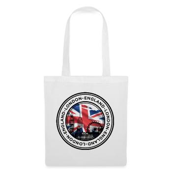 London Landmark Collage with Union Jack - Tote Bag - white - Front