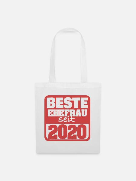 Ehe 2020 - Stoffbeutel - Weiß