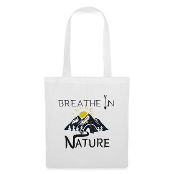 Breathing In Nature - Sunrise Mountain Adventure - Tote Bag - white - Front