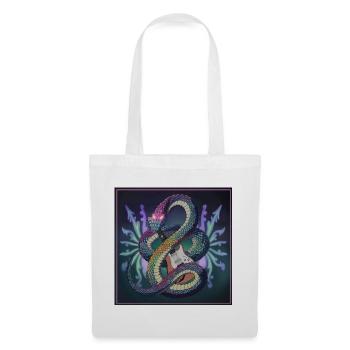 Mythical Serpent Guitar Illustration - Tote Bag - white - Front